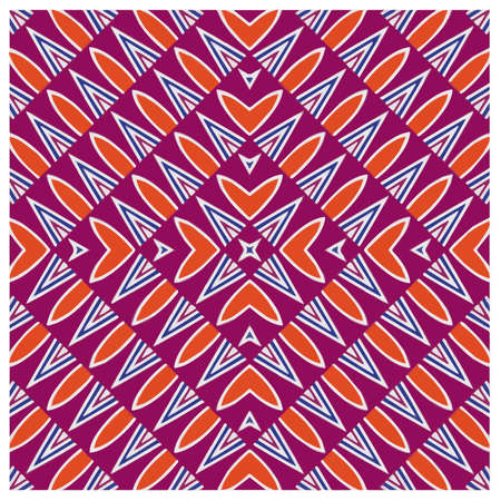 Seamless vector pattern. Background texture in geometric ornamental style.Repeat background.のイラスト素材