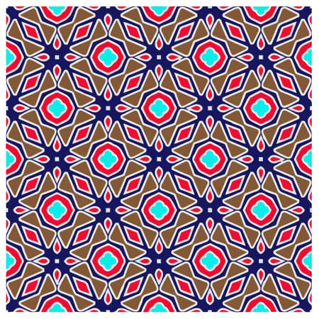 Seamless vector pattern. Background texture in geometric ornamental style.Repeat background.
