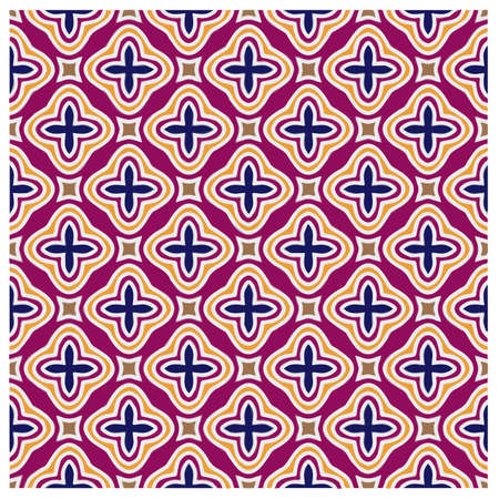 Seamless vector pattern. Background texture in geometric ornamental style.Repeat background.のイラスト素材