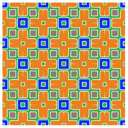 Seamless vector pattern. Background texture in geometric ornamental style.Repeat background.