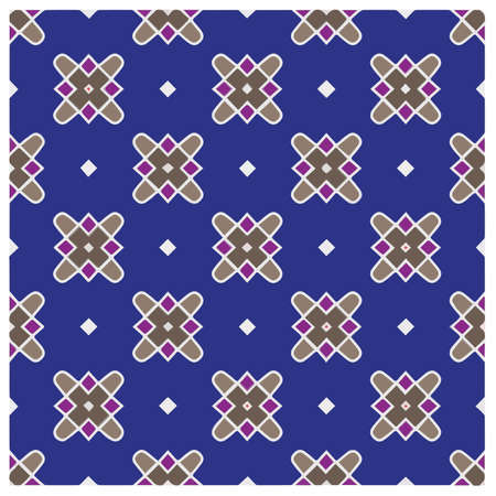 Seamless vector pattern. Background texture in geometric ornamental style.Repeat background.