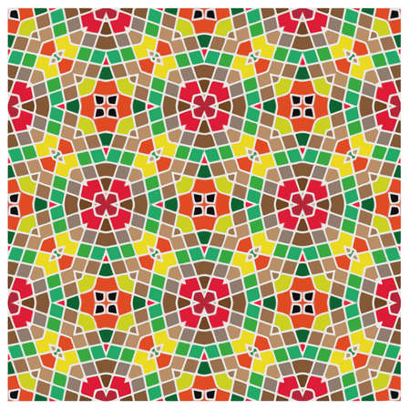 Seamless vector pattern. Background texture in geometric ornamental style.Repeat background.