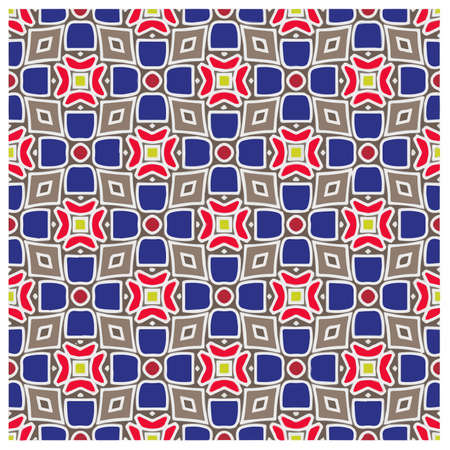 Seamless vector pattern. Background texture in geometric ornamental style.Repeat background.