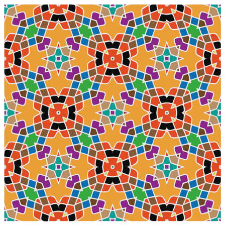 Seamless vector pattern. Background texture in geometric ornamental style.Repeat background.