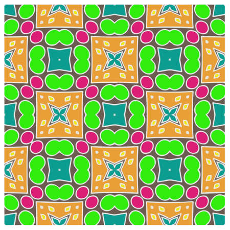 Seamless abstract multicolor pattern. abstract background. vector art.のイラスト素材