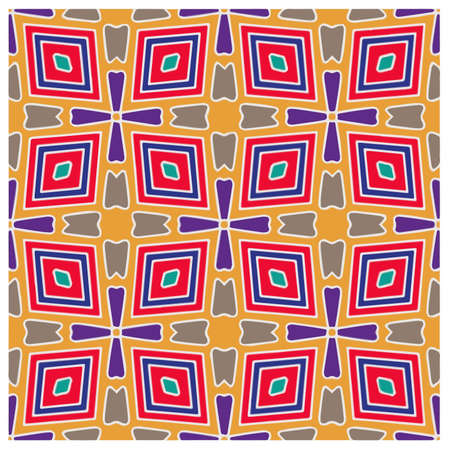 Seamless abstract multicolor pattern. abstract background. vector art.のイラスト素材
