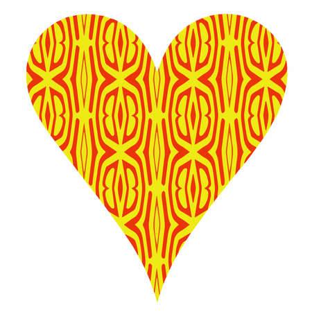 Heart patterns. Isolated stickers or icons about love.のイラスト素材