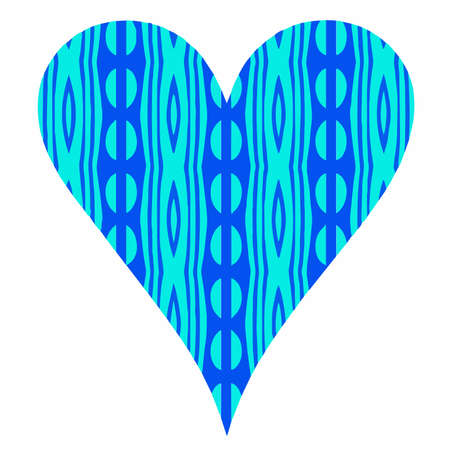 Heart patterns. Isolated stickers or icons about love.のイラスト素材