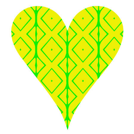 Heart patterns. Isolated stickers or icons about love.のイラスト素材