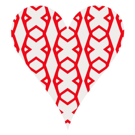 Heart patterns. Isolated stickers or icons about love.のイラスト素材