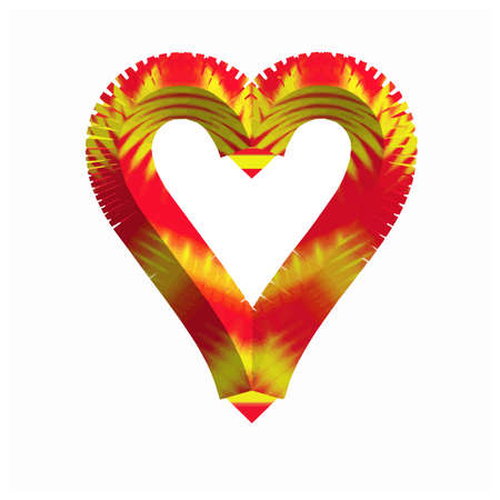 Heart patterns. Isolated stickers or icons about love.のイラスト素材