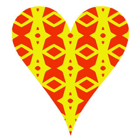 Heart patterns. Isolated stickers or icons about love.のイラスト素材