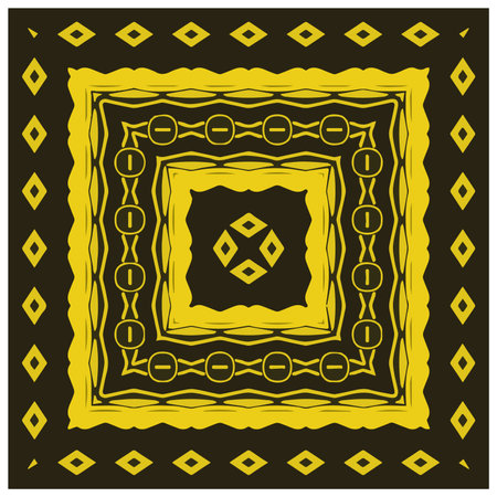 Seamless vector pattern. Background texture in geometric ornamental style.Repeat background.Color mandala.のイラスト素材