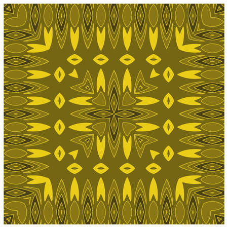 Seamless vector pattern. Background texture in geometric ornamental style.Repeat background.Color mandala.のイラスト素材