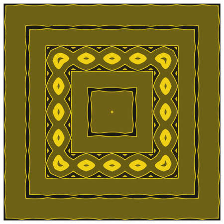 Seamless vector pattern. Background texture in geometric ornamental style.Repeat background.Color mandala.のイラスト素材