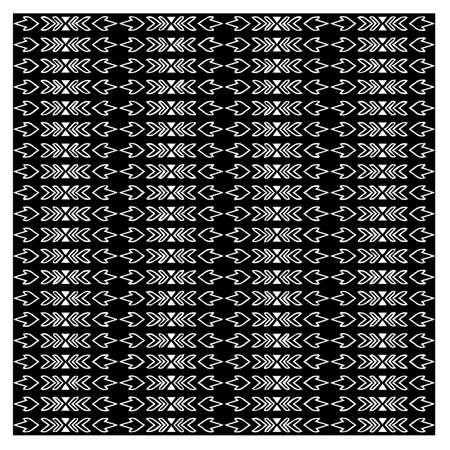 Design seamless monochrome geometric pattern. abstract background. Vector art.Perfect for site...