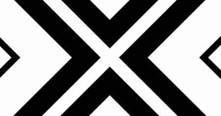 Monochrome Repeat Pattern.black and white grunge background.Abstract pattern.background in 4k format 3840 x 2160.の写真素材