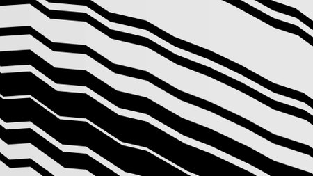 Monochrome Repeat Pattern.black and white grunge background.Abstract pattern.background in 4k format 3840 x 2160.の写真素材