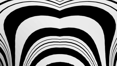 Monochrome Repeat Pattern.black and white grunge background.Abstract pattern.background in 4k format 3840 x 2160.の写真素材