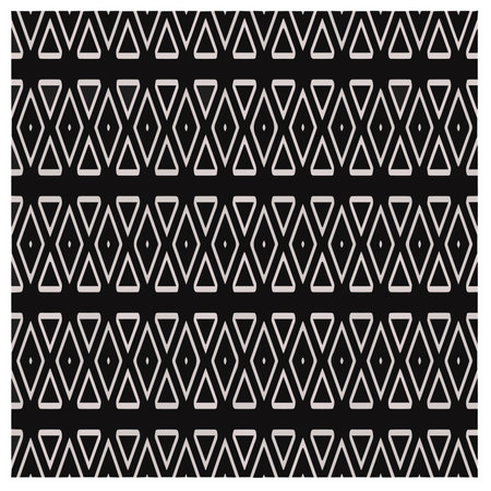Design seamless monochrome geometric pattern. abstract background. Vector art.Perfect for site backdrop, wrapping paper, wallpaper, textile and surface design.のイラスト素材