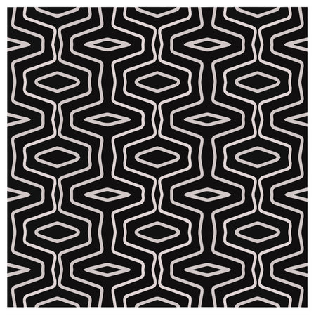 Design seamless monochrome geometric pattern. abstract background. Vector art.Perfect for site...