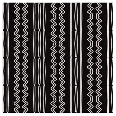 Design seamless monochrome geometric pattern. abstract background. Vector art.Perfect for site...