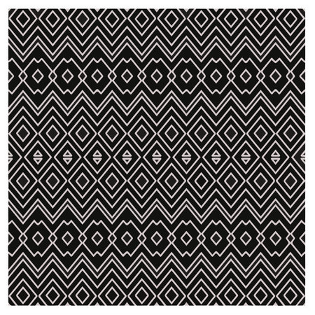 Design seamless monochrome geometric pattern. abstract background. Vector art.Perfect for site...