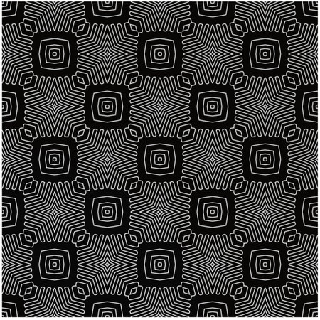 monochrome seamless pattern,black and white color.Repeating geometric tiles from stripe elements....