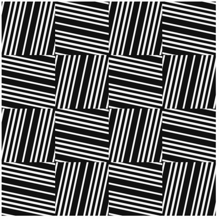 vector pattern in geometric ornamental style. Black and white pattern.