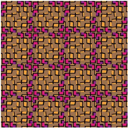 Abstract ethnic rug ornamental seamless pattern.Perfect for fashion, textile design, cute themed fabric, on wall paper, wrapping paper, fabrics and home decor.のイラスト素材