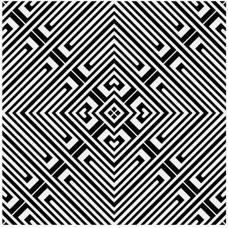 Abstract ethnic rug ornamental seamless pattern.Perfect for fashion, textile design, cute themed fabric, on wall paper, wrapping paper, fabrics and home decor.のイラスト素材