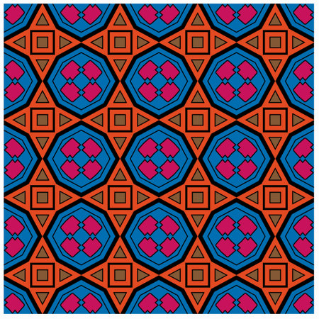 Abstract ethnic rug ornamental seamless pattern.Perfect for fashion, textile design, cute themed...