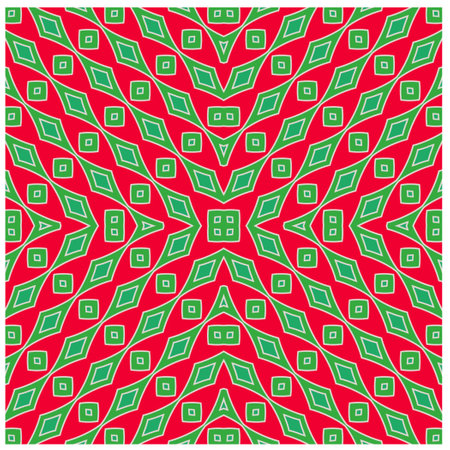 Abstract ethnic rug ornamental seamless pattern.Perfect for fashion, textile design, cute themed fabric, on wall paper, wrapping paper, fabrics and home decor.のイラスト素材