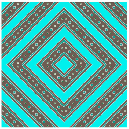 Abstract ethnic rug ornamental seamless pattern.Perfect for fashion, textile design, cute themed fabric, on wall paper, wrapping paper, fabrics and home decor.のイラスト素材