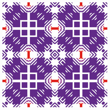 Abstract ethnic rug ornamental seamless pattern.Perfect for fashion, textile design, cute themed fabric, on wall paper, wrapping paper, fabrics and home decor.のイラスト素材