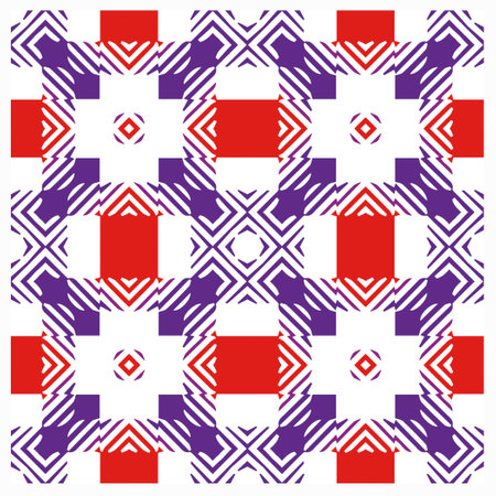 Abstract ethnic rug ornamental seamless pattern.Perfect for fashion, textile design, cute themed fabric, on wall paper, wrapping paper, fabrics and home decor.のイラスト素材