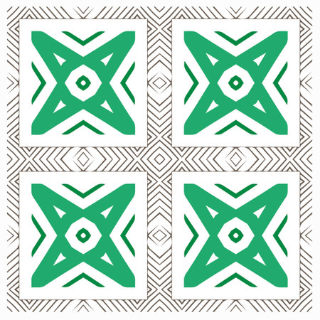 Abstract ethnic rug ornamental seamless pattern.Perfect for fashion, textile design, cute themed fabric, on wall paper, wrapping paper, fabrics and home decor.のイラスト素材