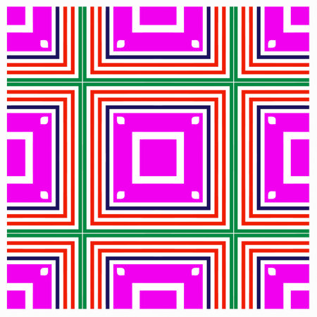 Abstract ethnic rug ornamental seamless pattern.Perfect for fashion, textile design, cute themed fabric, on wall paper, wrapping paper, fabrics and home decor.のイラスト素材