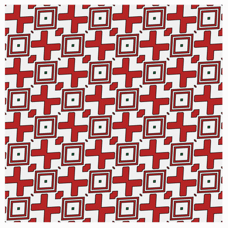 Abstract ethnic rug ornamental seamless pattern.Perfect for fashion, textile design, cute themed fabric, on wall paper, wrapping paper, fabrics and home decor.のイラスト素材