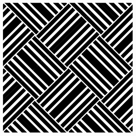 Vector pattern in geometric ornamental style. Black and white color. Simple geo all over print block for apparel textile, ladies dress, fashion garment, digital wall paper.のイラスト素材