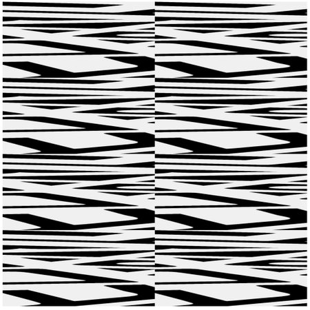 Vector pattern in geometric ornamental style. Black and white color.Seamless repeat pattern.Simple geo all over print block for apparel textile, ladies dress, fashion garment, digital wall paper.のイラスト素材