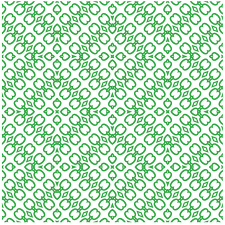 Vector geometric ornament in ethnic style. Seamless pattern with abstract shapes, repeat tiles. Vintage retro texture.Repeating pattern for decor, fabric,textile and fabric.のイラスト素材