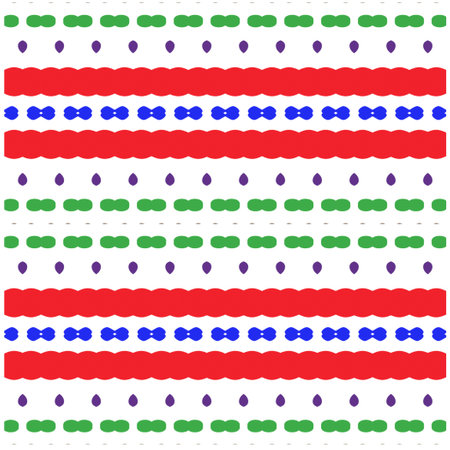 Vector geometric ornament in ethnic style. Seamless pattern with abstract shapes, repeat tiles. Vintage retro texture.Repeating pattern for decor, fabric,textile and fabric.のイラスト素材