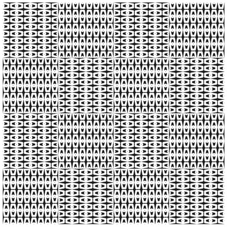 Vector pattern in geometric ornamental style. Black and white color.Seamless repeat pattern.Simple...