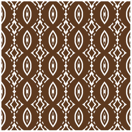 Abstract ethnic rug ornamental seamless pattern.Perfect for fashion, textile design, cute themed fabric, on wall paper, wrapping paper and home decor.のイラスト素材