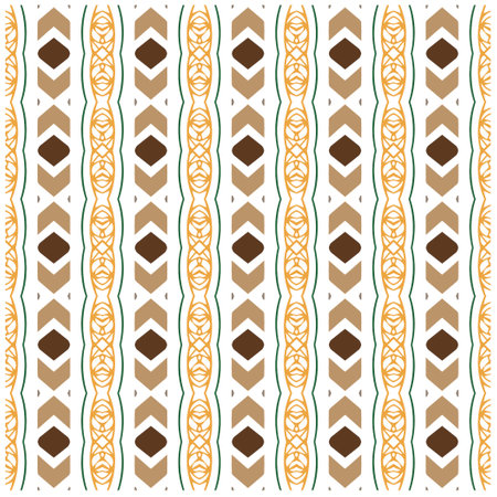 Abstract ethnic rug ornamental seamless pattern.Perfect for fashion, textile design, cute themed fabric, on wall paper, wrapping paper and home decor.のイラスト素材