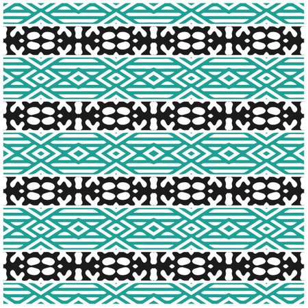 Abstract ethnic rug ornamental seamless pattern.Perfect for fashion, textile design, cute themed fabric, on wall paper, wrapping paper and home decor.のイラスト素材