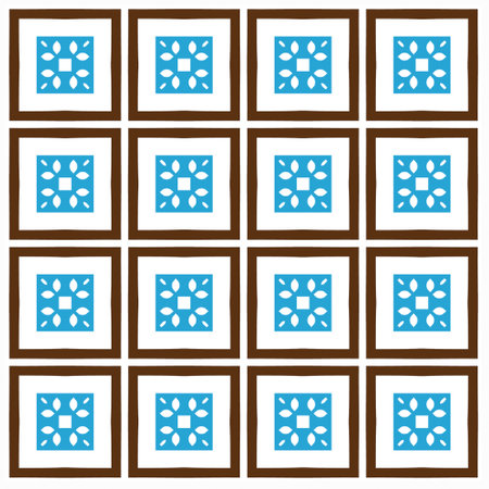 Seamless vector background with repeat pattern.Abstract ethnic rug ornamental seamless...