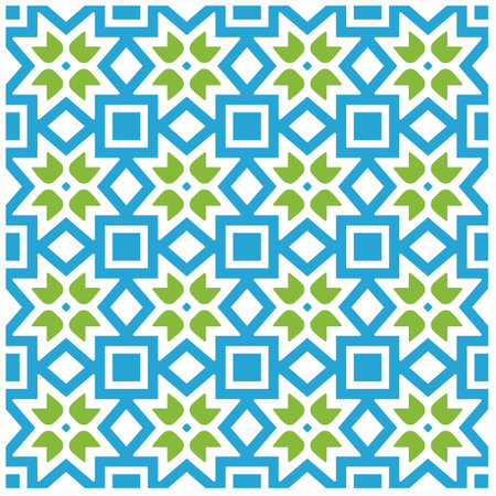 Seamless vector background with repeat pattern.Abstract ethnic rug ornamental seamless pattern.Perfect for fashion, textile design, cute themed fabric, on wall paper, wrapping paper and home decor.のイラスト素材