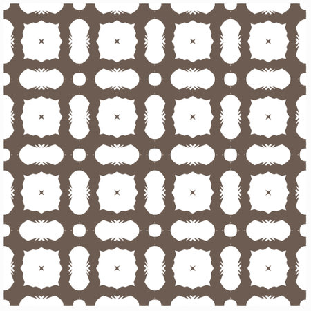 Seamless vector background with repeat pattern.Abstract ethnic rug ornamental seamless pattern.Perfect for fashion, textile design, cute themed fabric, on wall paper, wrapping paper and home decor.のイラスト素材